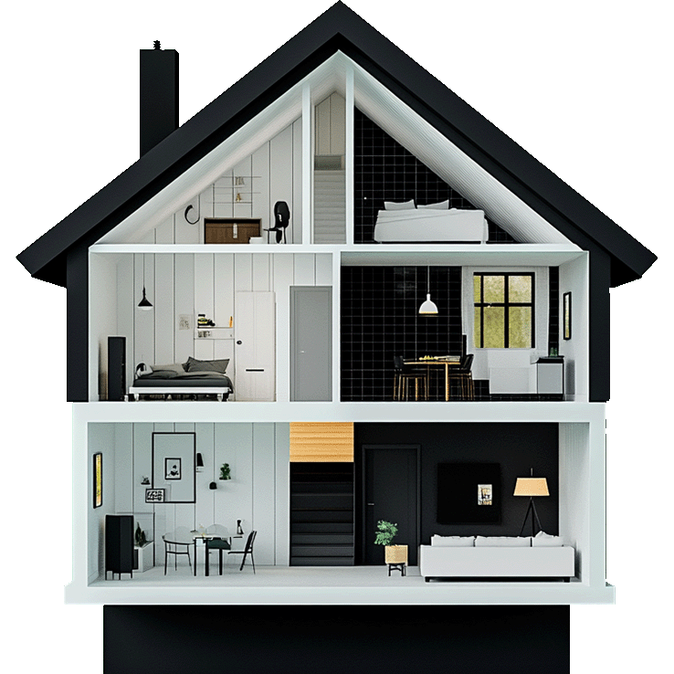 Huis isolatie plaatsen