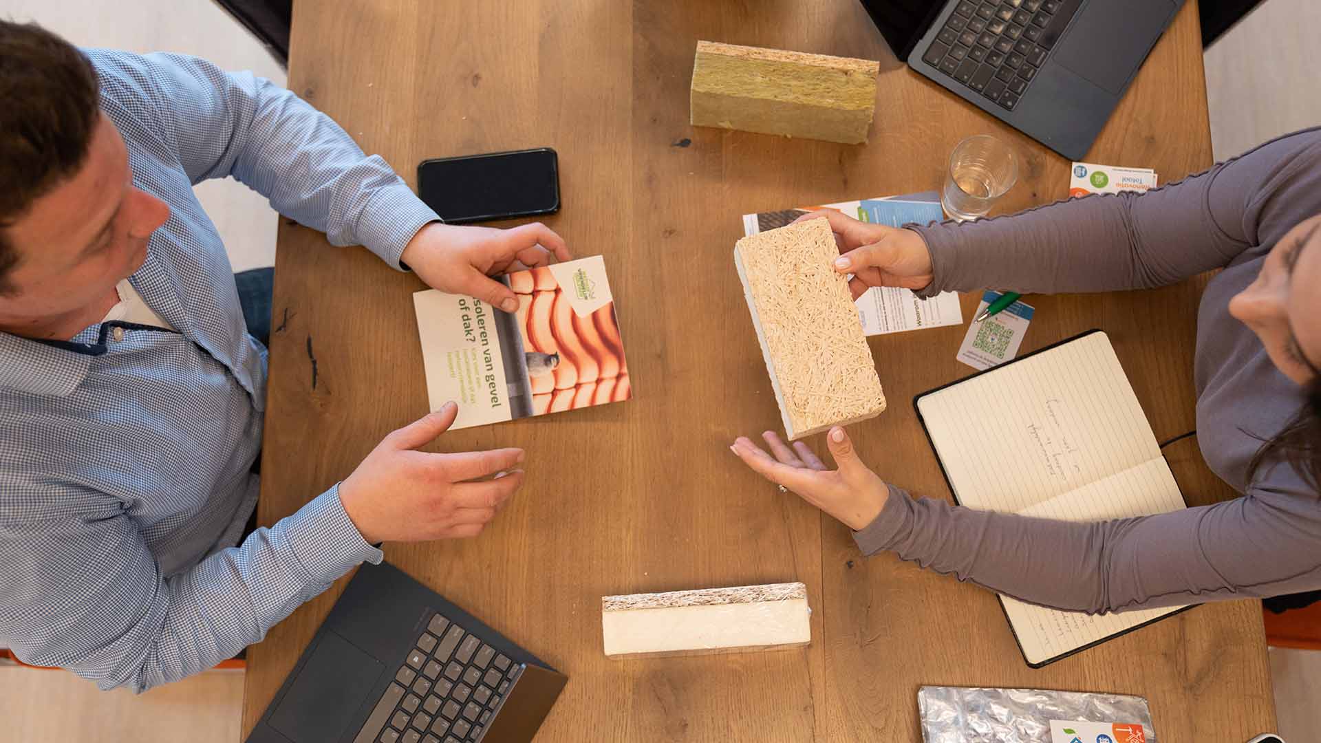 Zakelijke isolatie op kantoor